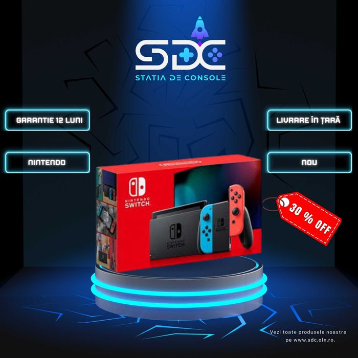 NOU Nintendo SWITCH | Garantie 12 LUNI | Statia De Console