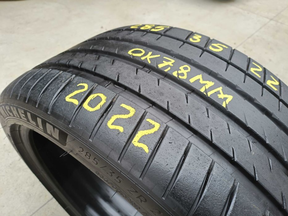O anvelopa vara 285 35 22 michelin pilot sport 4S cu 7,8 mm dot 2022