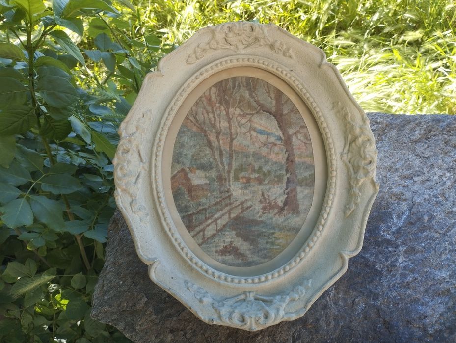 Ръчно изработен гоблен Пейзаж/Зима