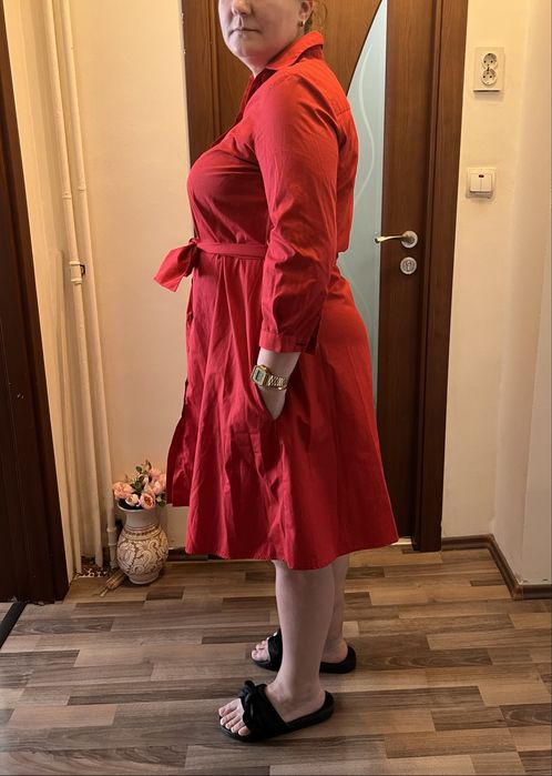 Rochie rosie dama Pineberry nr.46