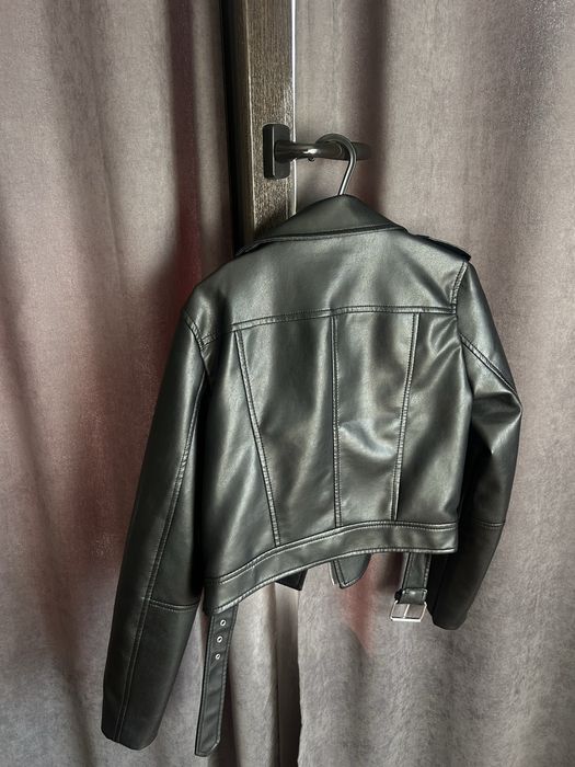 Кожено яке, палто, сако, Stradivarius.