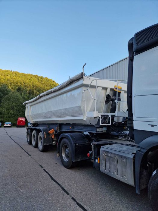 Ansamblu Mercedes Benz Arocs 2017 HAD Euro 6 + semiremorca Meierling ALU