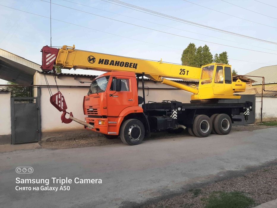 Услуги автокрана 25 т