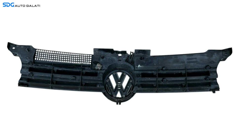 Grila Centrala cu Emblema Sigla de pe Bara Spoiler Fata Volkswagen Golf 4 1998 - 2005 Cod 1J0853655D 1J0853651F 1J0853653A [L5329]