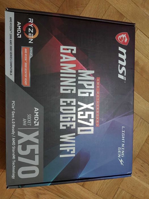 Ryzen 7 5800X + MSI MPG X570 Gaming Edge Wi-Fi, AM4