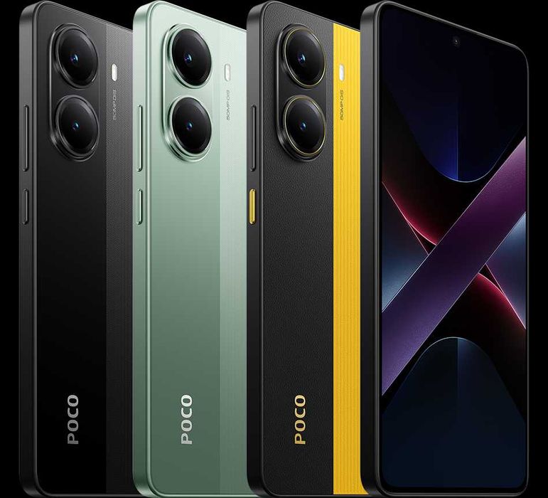 НОВ! Xiaomi Poco X7 Pro 5G 512GB 12RAM Black / Green / Yellow Гаранция