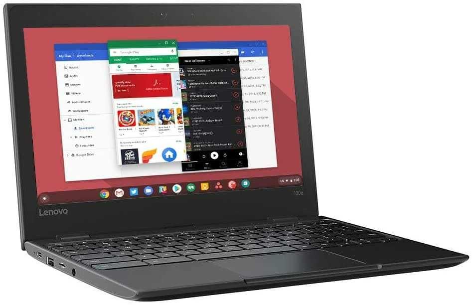 Chromebook Lenovo, чисто нов