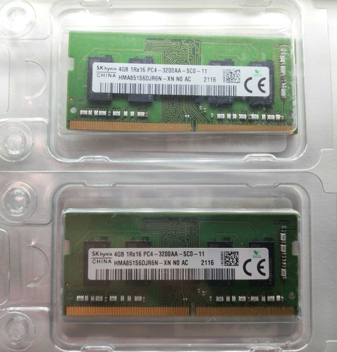 Kit memorie laptop Hynix DDR4, 3200MHz, 8GB (2x4GB)