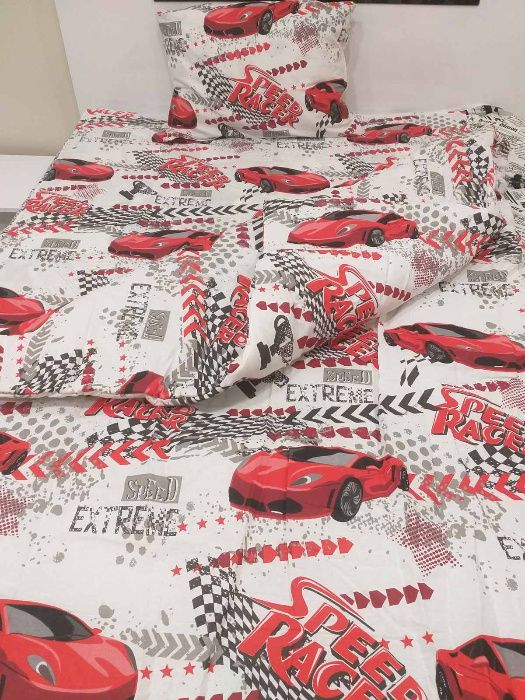 Детско спално бельо-завивка/плик,чаршаф и калъфка - 13 вида