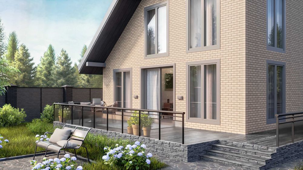 Панели под Кирпич. Водосток, сайдинг, черепица, утепление, софиты.