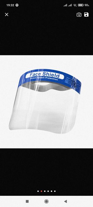 Viziera viziere de protectie transparenta bucatarie spital anti-stropi