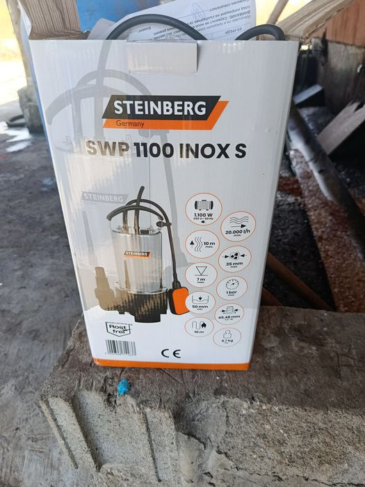 Помпа за мръсна и чиста вода steinberg 1100
