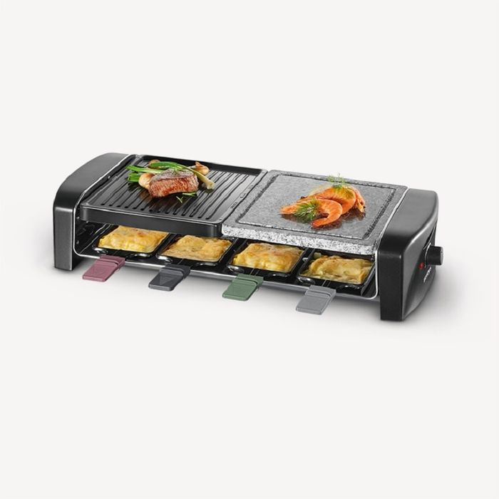 Gratar electric Grill Severin piatra naturala 1400w cu 8 raclette nou