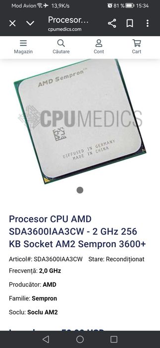 Procesoare AMD SEMPRON AM2/754