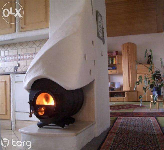 Печь- камин  SANDAL (Bullerjan),отопление,котёл,буржуйка,обогрев