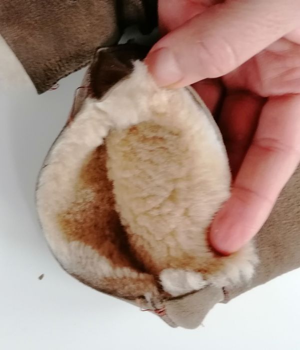 Топли ръкавици естествена кожа и подплата