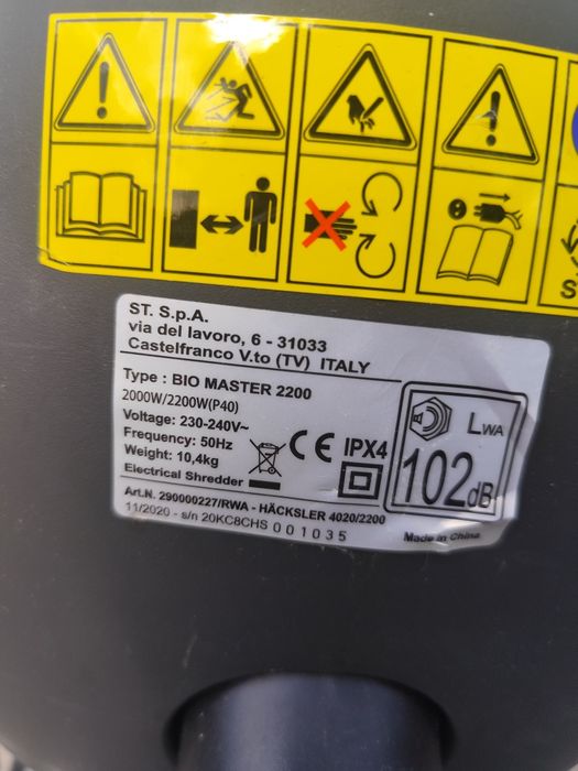 Tocător crengi electric