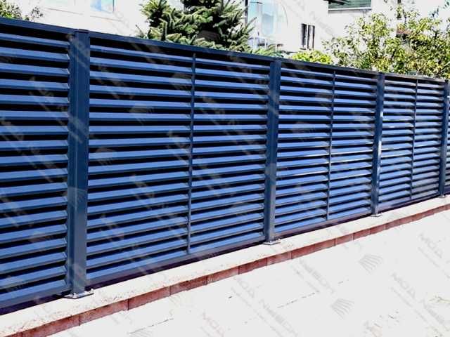 Забор жалюзи еврожалюзи