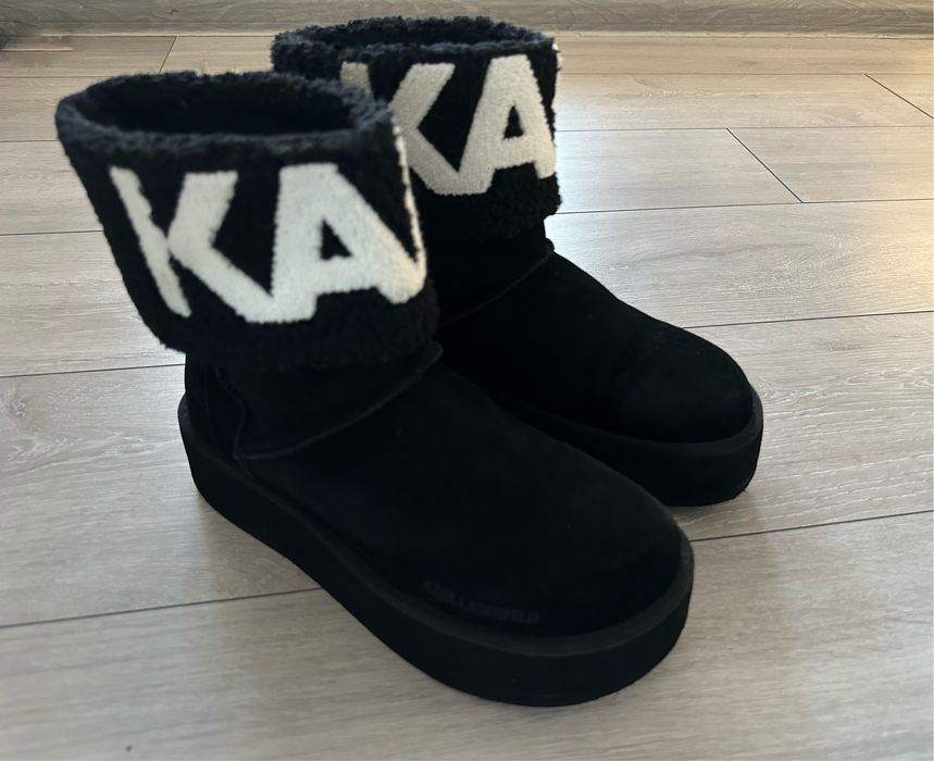 Оригинални дамски боти апрески Karl Lagerfeld