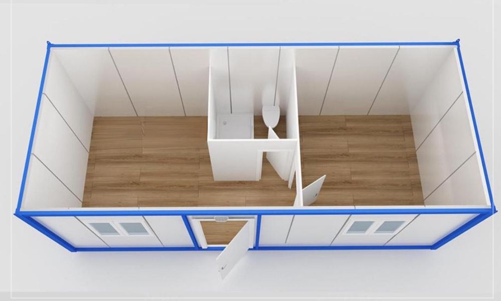 Павилион Сглобяема къща 30кв.м Контейнер за живеене 10/3м Лизинг