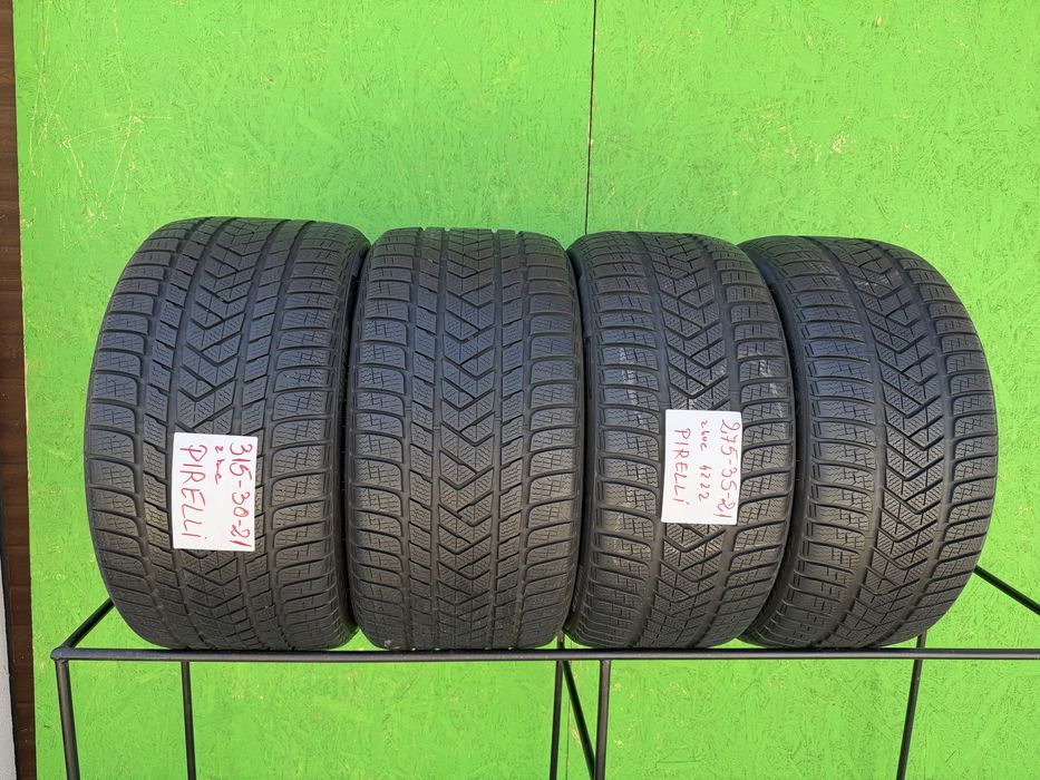 315/30/21 275/35/21 M+S PIRELLI SOTTOZERO3 Profil rămas 90%