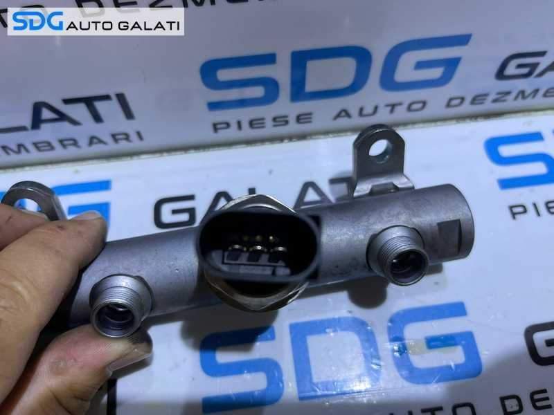 Rampa Presiune Injectoare Stanga cu Senzor Regulator Audi A6 C6 2.7 TDI V6 BPP BSG 2005 - 2011 Cod 059130089AA 059130758E [D0366]