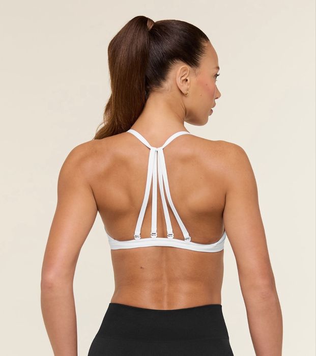 Gymshark Minimal Sports Bra  White S/M