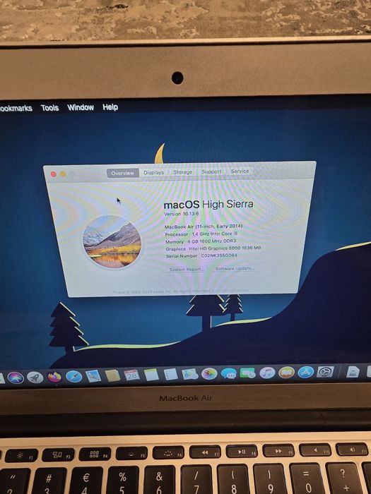 Macbook Air 11" 2014 / i5 / SSD 120GB
