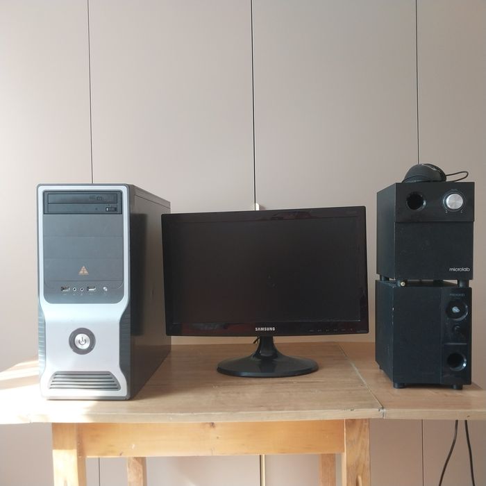 Компьютер+комплектующие б/у