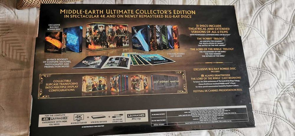 Властелинът на пръстените и Хобит с 4К и Blu-Ray качество