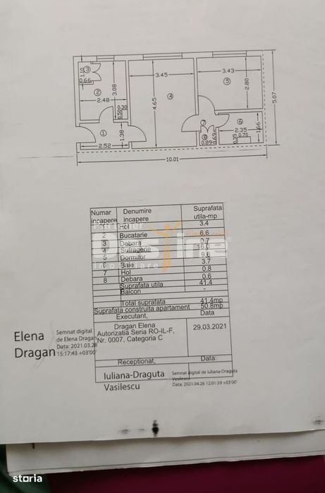 Apartament 2 camere, semidecomandat, Slobozia