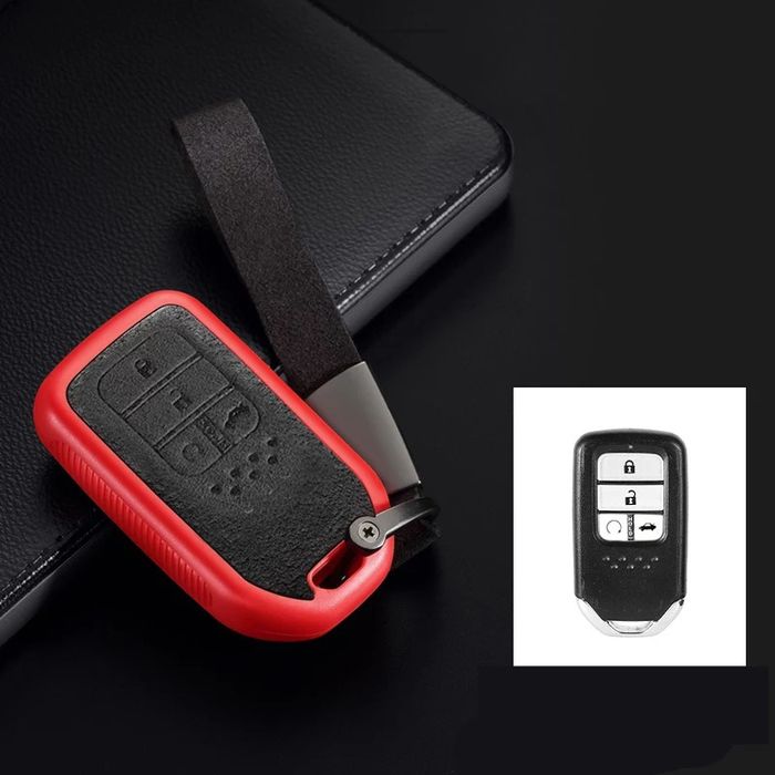 Велурен калъф за ключ Honda Hrv Civic Accord CR-V CRV HR-V