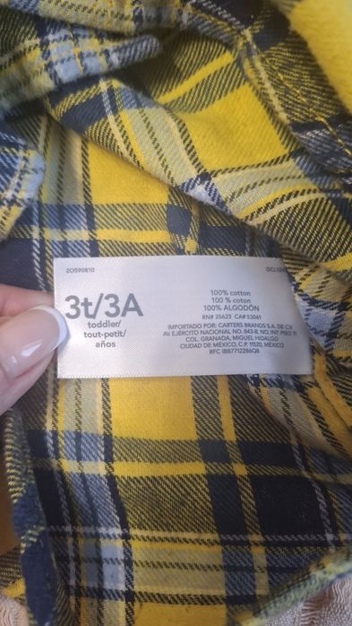 Набор рубашка + джинсы Carters 3т