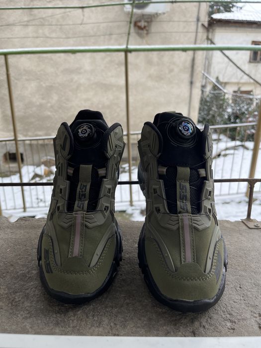 Мъжки маслено зелени маратонки