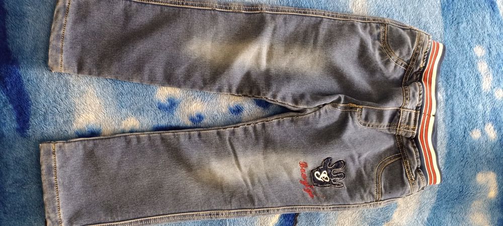 Джинсы на мальчика, на флисе