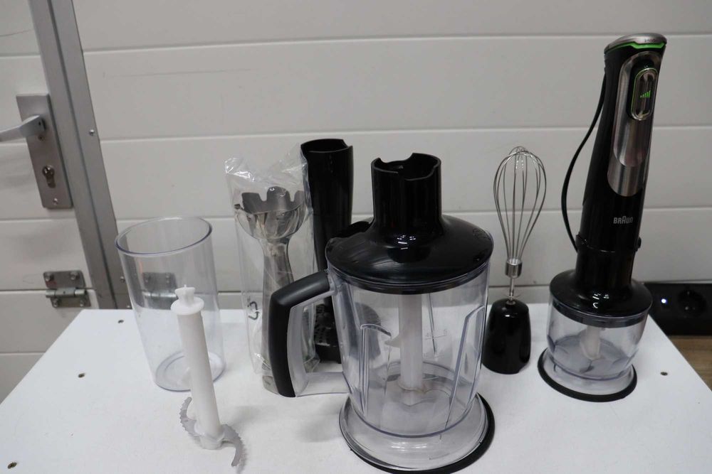 Пасатор Braun MQ 9147X, 6 аксесоара, 1200 W, Черен