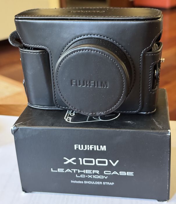 Husa piele x100V fujifilm originala