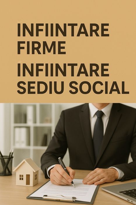 Gazduire sediu social,Înfiintare firme SRL-PFA,Timiș-Arad-Lugoj‼️