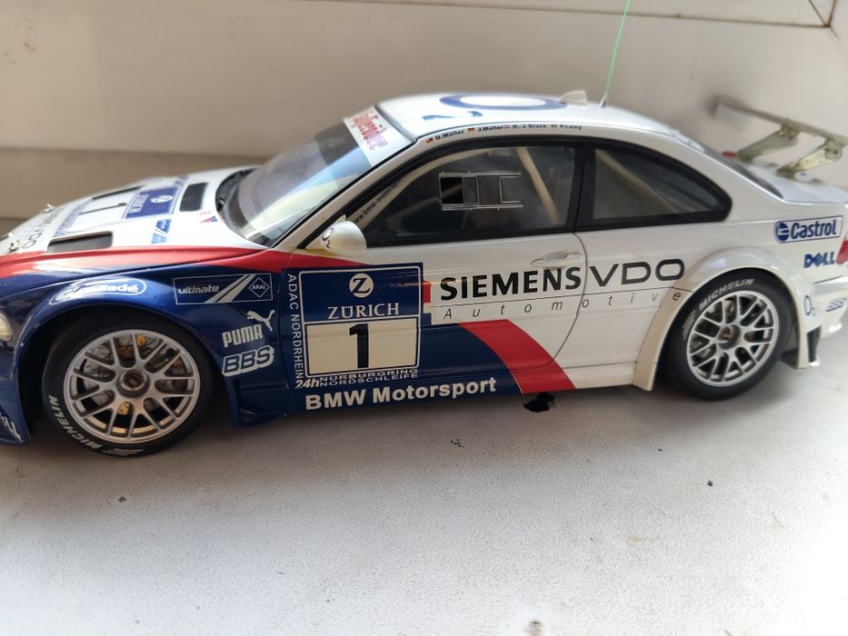 Macheta BMW M3 GTR 1/18 Autoart