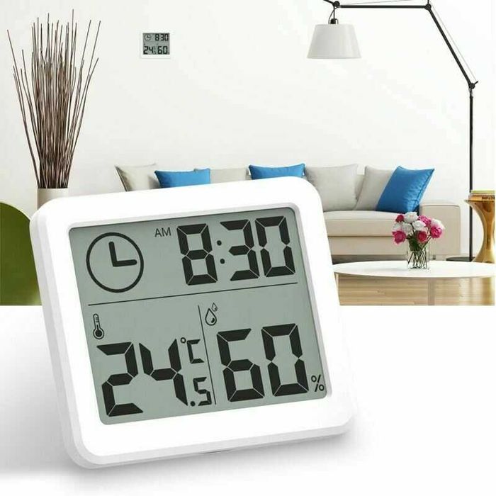 Ceas  digital + umiditate, + termometru, higrometru. Nou ambalat!