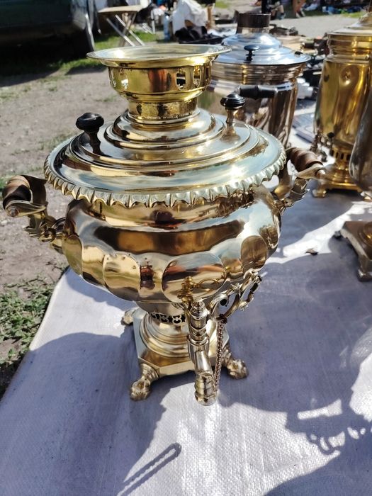 Коса самовар баллон всячина