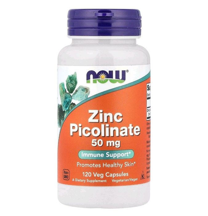 Цинк пиколинат Zinc Picolinate, 50 мг, 120 вен.кспсул