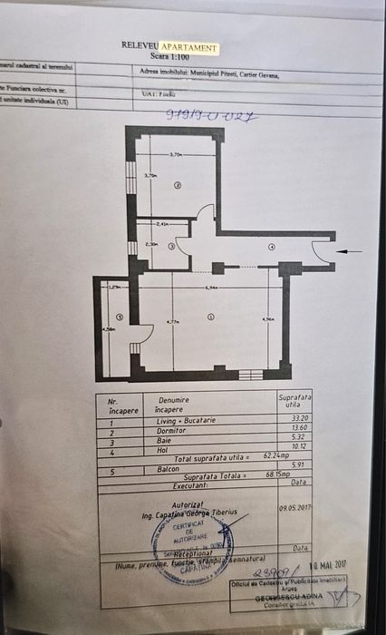 Apartament 2 camere  Gavana platou
