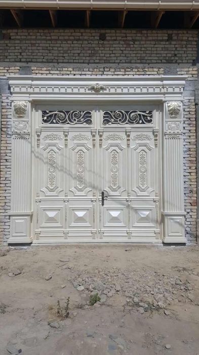 Darvoza reshotka domga eshiklar temirdan yasap joyiga urnatip beramiz