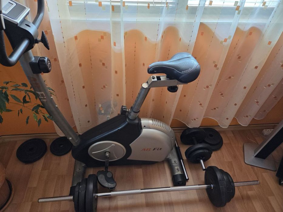 Велоергометър+лост и тежести