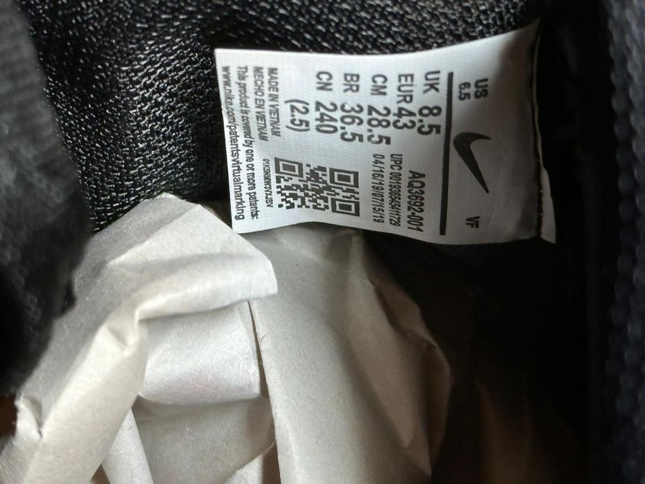 Nike Air Force 1 • Negru & Alb