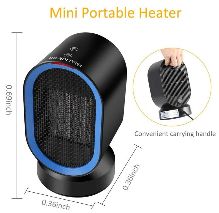 Aeroterma electrica în ceramica.