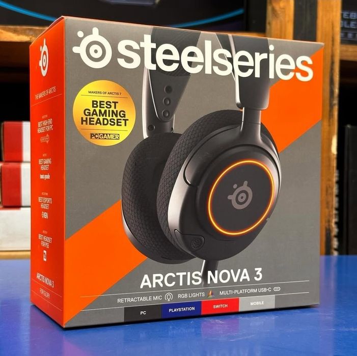 Steelseries Arctis Nova 3 RGB Проводные Наушники/Гарнитура