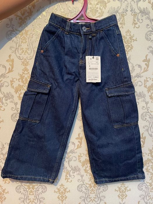 Детская одежда  платье и джинсы Zara.