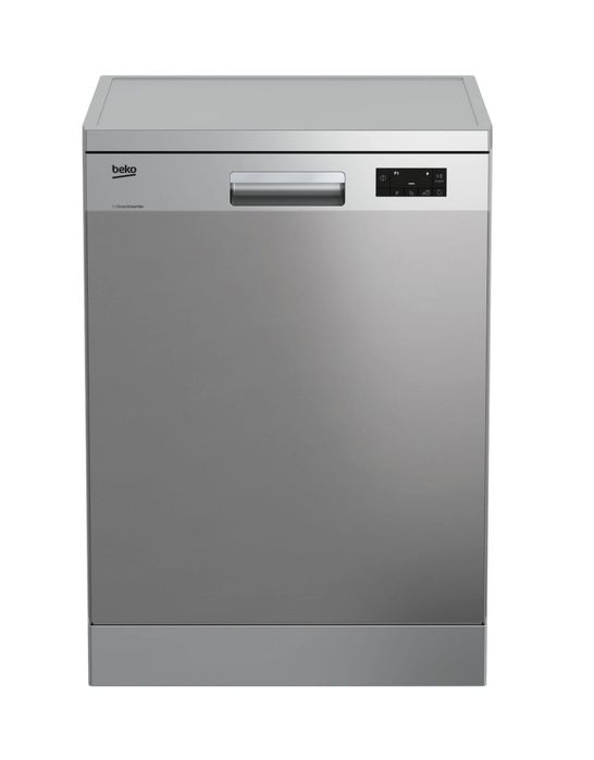 Masina de spalat vase Beko DFN16410X, 14 seturi, 6 programe, Clasa A+, 60 cm, Inox